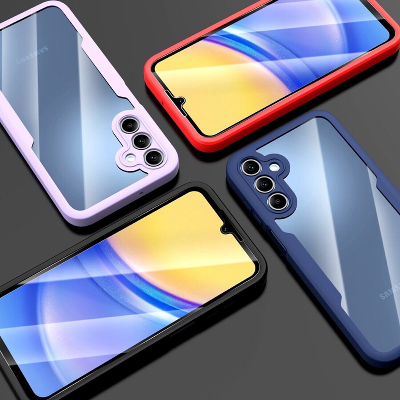 For Samsung Galaxy A15 5G Shockproof Full Case Cover Built-in Screen Protector