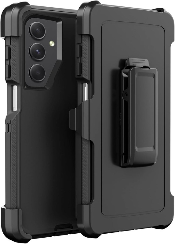 For Samsung Galaxy A17 5G Heavy Duty Defender Case Cover + 3 Screen Protectors