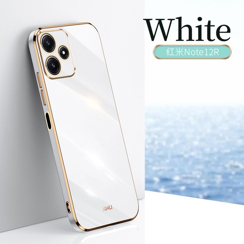 Fashion Plating Soft Silicone Shockproof Case For Xiaomi 13 Redmi K50 Note 12