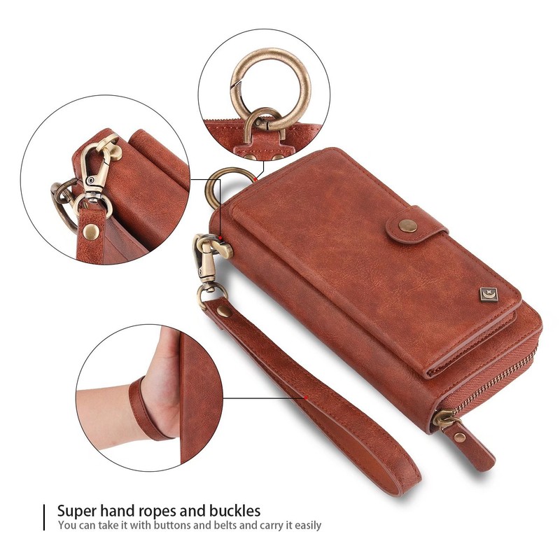 Google Pixel 3 XL Business multifunction Leather Zipper Detachable Wallet Case gallery