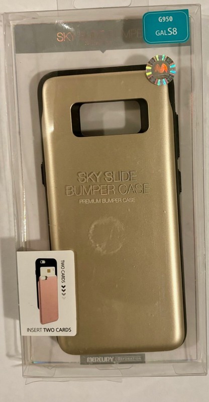 🔥🔥 Goospery Mercury Sky Slide Bumper Case Samsung Galaxy S8 New In Package 🔥
