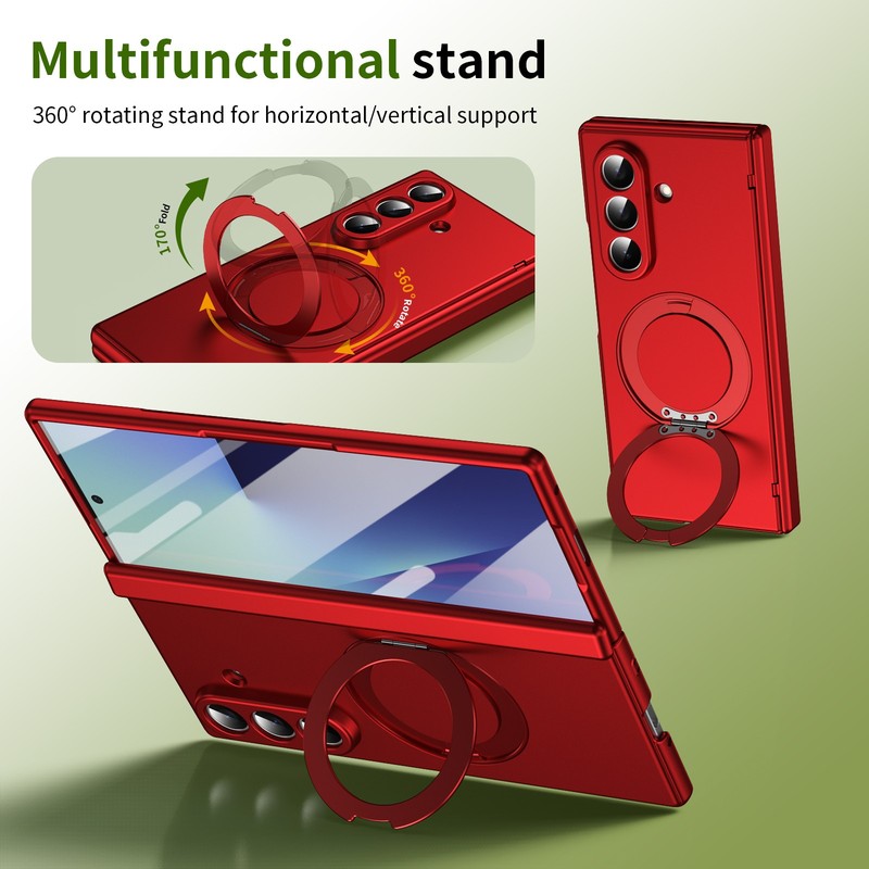 For Samsung Galaxy Z Fold 7 6 5 Magnetic Ring Stand Hinge Screen Protector Case gallery