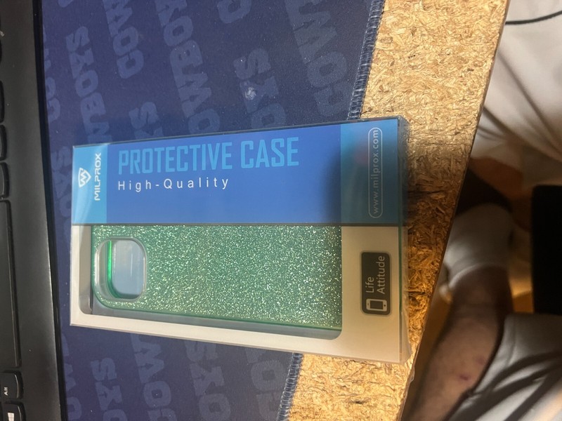 MILPROX iPhone 14 Pro Max Glitter Case——TEAL—– Luxury Shiny Case