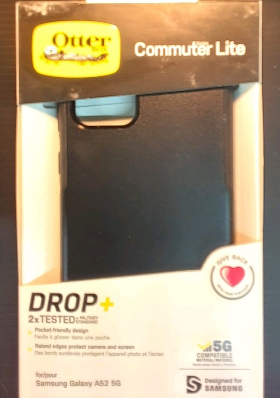 Otterbox Commuter Lite Series Case For Samsung Galaxy A52 5G – Black