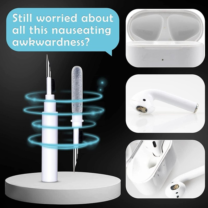 Cleaner Kit for Airpods - Pro 1 2 Earbuds Cleaning Pen Brush Earphones Case Gift gallery