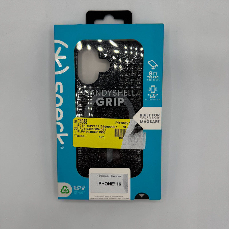 Speck CandyShell Grip Phone Case iPhone 14 Pro & 16 MagSafe Drop Protection -NEW
