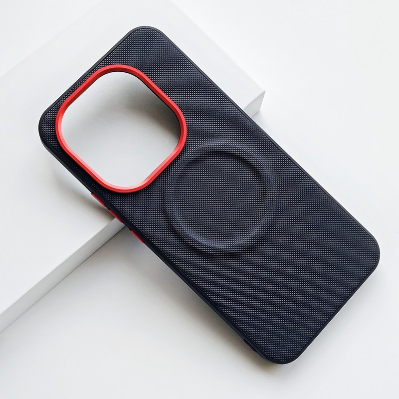 For OnePlus 15, Phone Case Hybrid Armor Leather Wireless Charge Cover