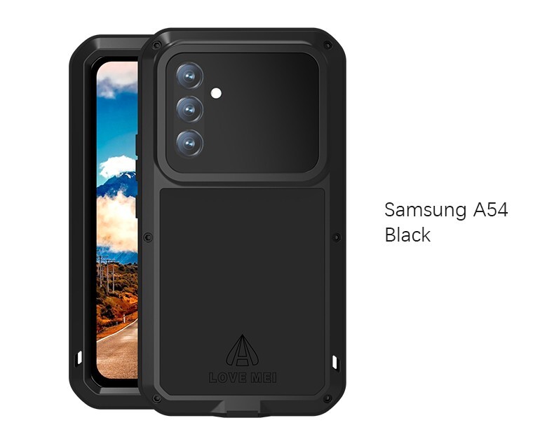 LOVE MEI Shockproof Rugged Metal Armor Case For Samsung A54 A53 A34 A32 A42 A71