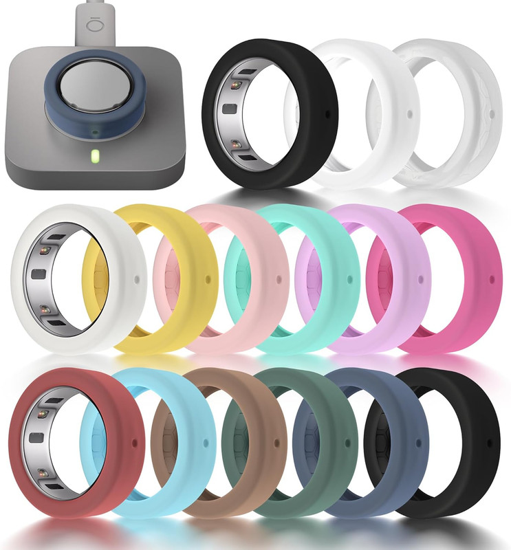 15 Pack Ring Cover Compatible with Oura Ring 4 Gen 4/4 Ceramic/Gen 3 Ultra-Thin