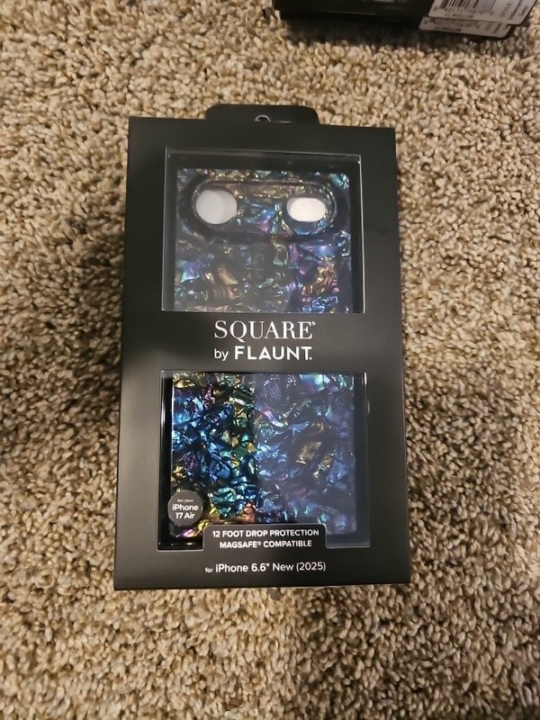 FLAUNT Square Shell Faux Case, Apple iPhone 17 Air MagSafe