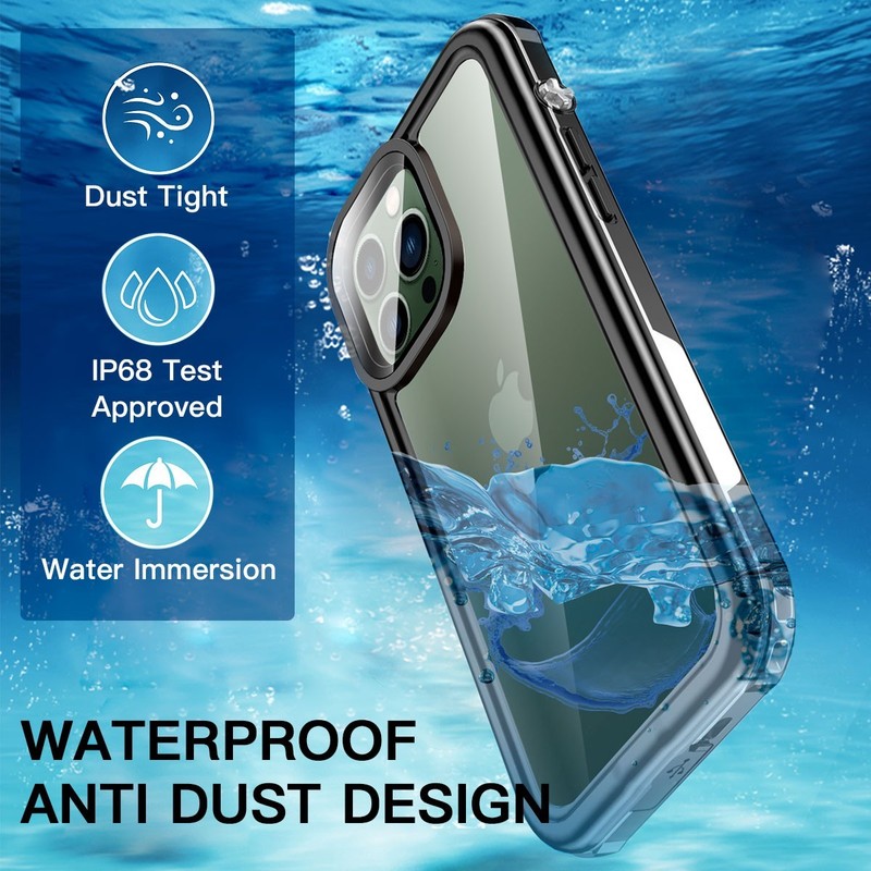 Waterproof Case for iPhone 13 12 Pro Max 12/13 mini Heavy Duty Shockproof Cover gallery