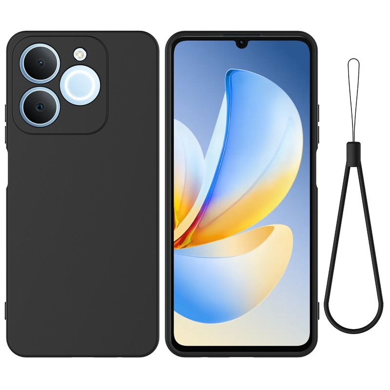 For Realme Note 70 70T 4G, Soft Liquid Silicone Skin Touch Feel Case Cover