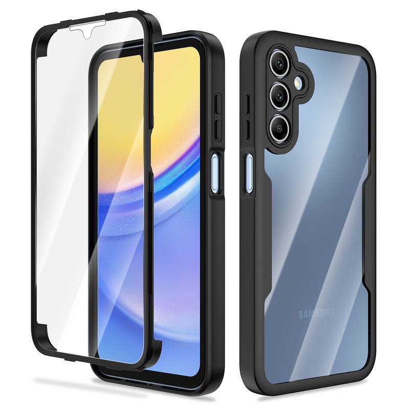 For Samsung Galaxy A15 5G Case Rugged Shockproof Cover+Built-in Screen Protector