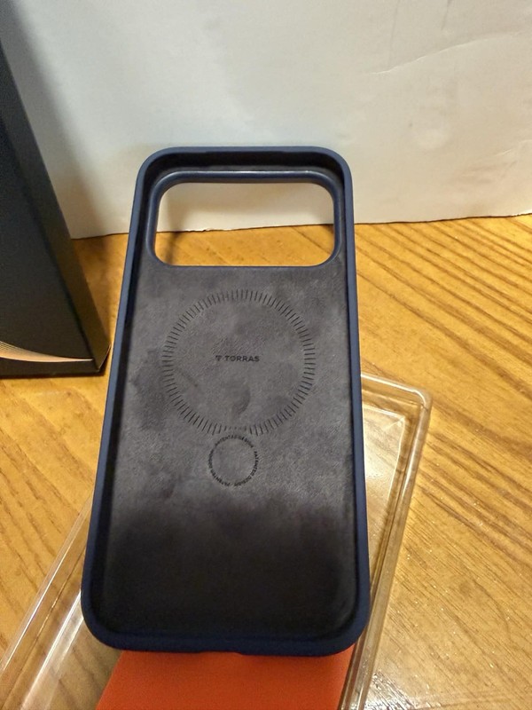 TORRAS iPhone 17 Pro Max 6.9" Case Ostand Q3 Silicone , Fit for MagSafe, Blue gallery