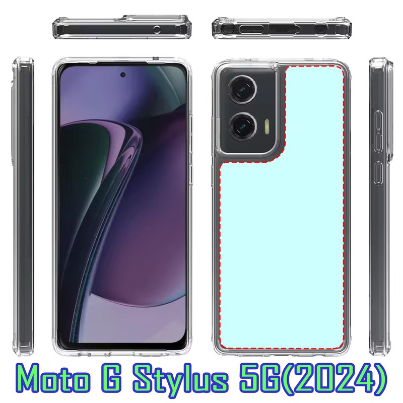 Plastic+Gel Case Cover&Tempered glass For Moto G Stylus 5G 2024 2023 2022-THM gallery