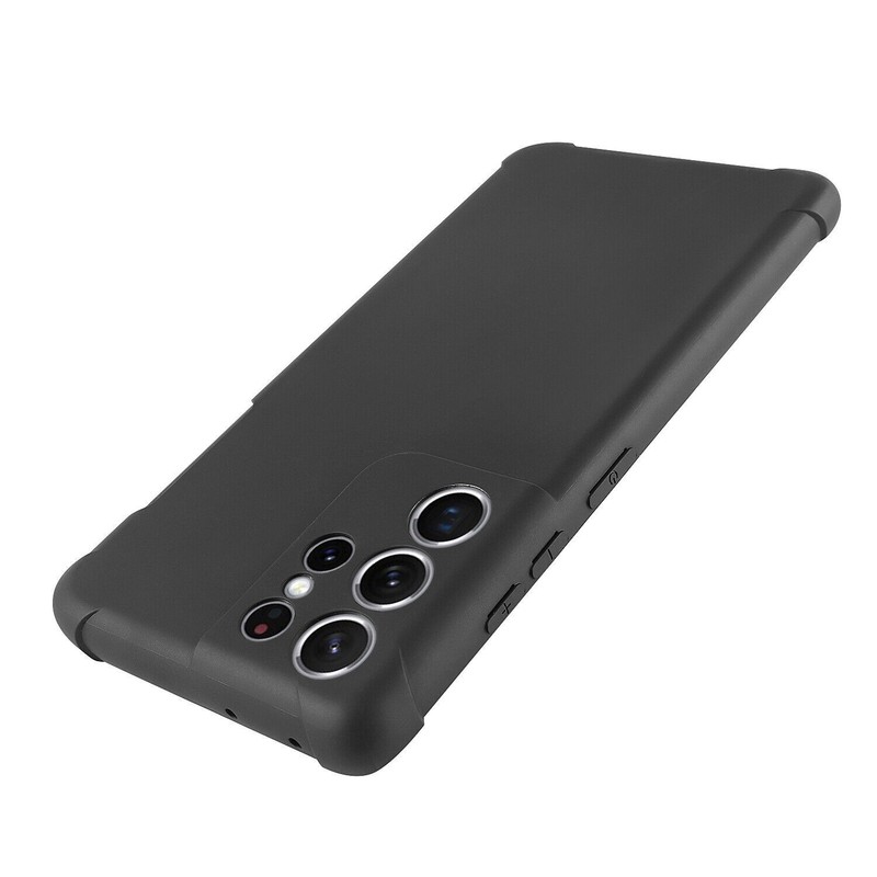 For Samsung Galaxy S21 Ultra 5G Shockproof Luxury Slim Leather Case Without pen gallery