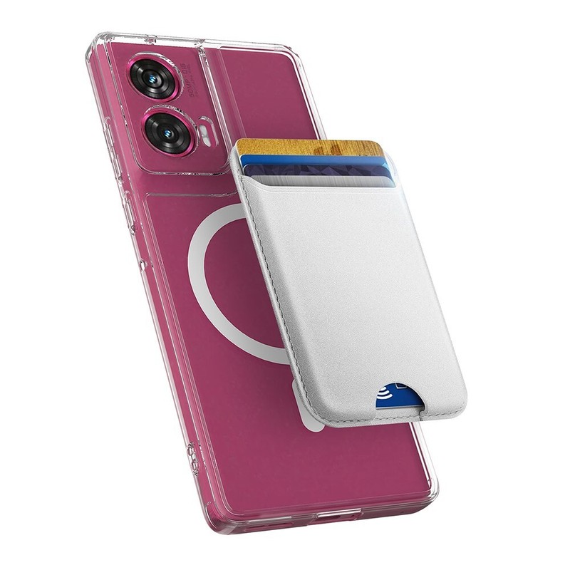 1x Magnetic TPU Edge + Hard Transparent PC Potective Case Fits Motorola Moto G35 gallery