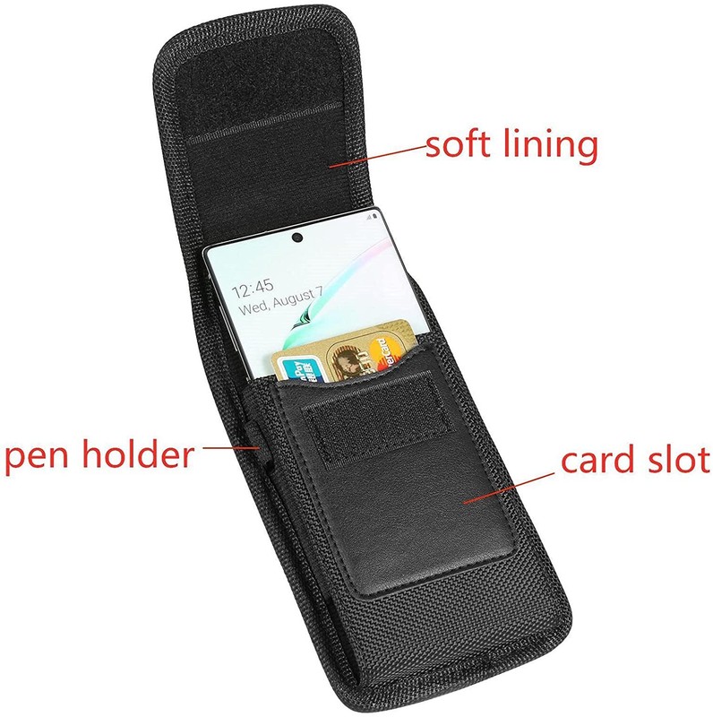 For MOTO G56 5G Phone Case Pouch Holster with Belt Clip Card Slot gallery