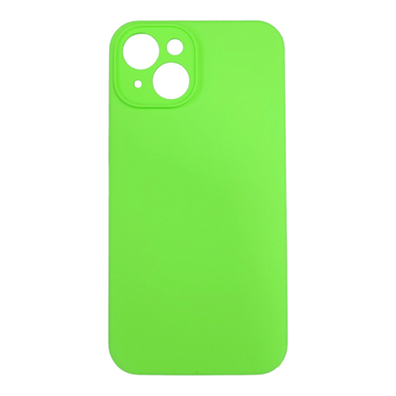 Liquid Silicone Rubber Shockproof Case Cover LIGHT GREEN For iPhone 14