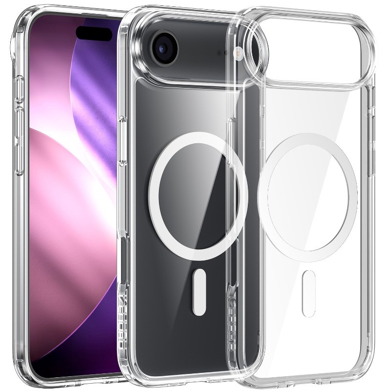 For iPhone 17 Pro Max 17 Air Shockproof Clear MagSafe Case TPU Anti-Yellow Cover gallery