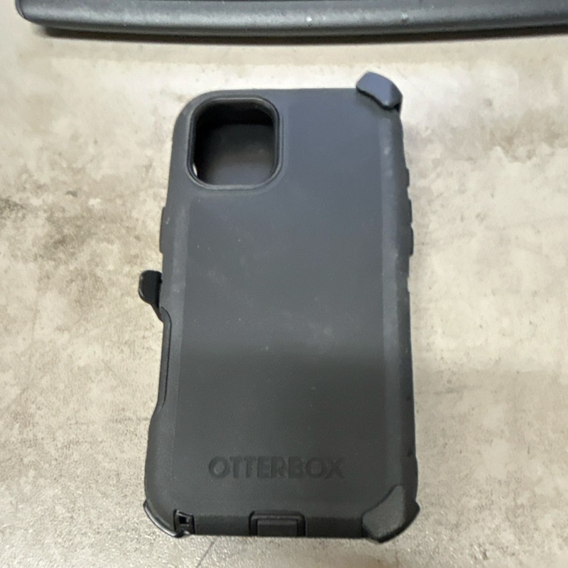 OTTERBOX Black Rugged Holster Case with Clip, Hard Case, Rigid Plastic