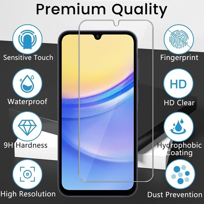 For Samsung Galaxy A17 5G Case Phone Camera Cover Shockproof + Tempered Glass gallery