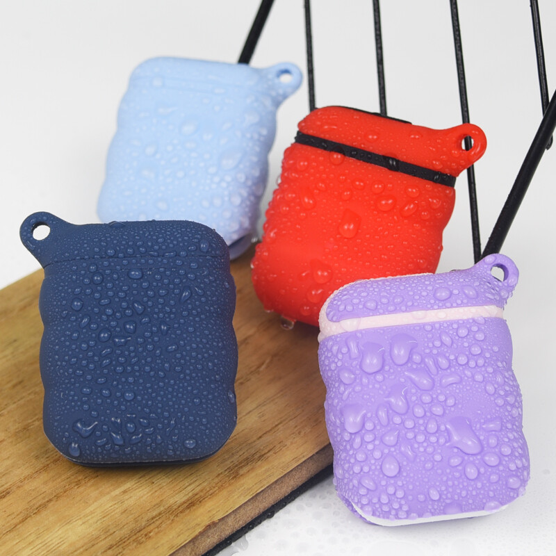AirPods Waterproof Case Cover For Apple Airpods 1 & 2 with Hook Top Quality gallery