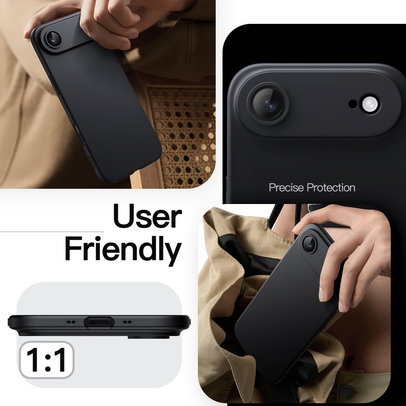 JETech Slim Case for iPhone Air, Ultra-Thin Lightweight Black gallery
