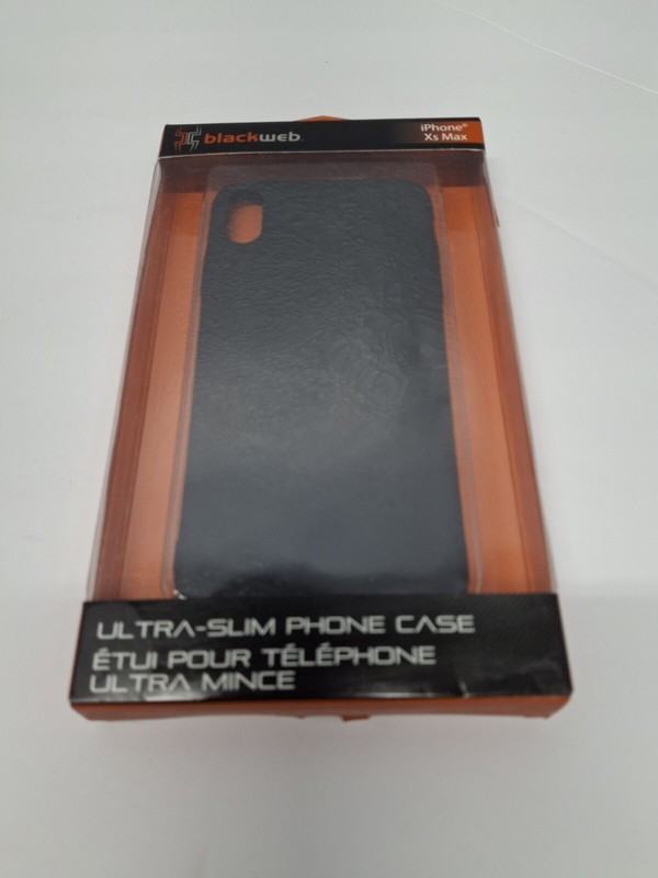 BlackWeb Soft Touch Silicone Black Case For Apple iPhone Xs Max