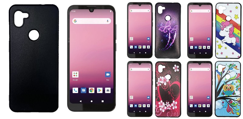 Tempered Glass / TPU SLIM FLEXI Cover Phone Case FOR Orbic Q10 4G LTE