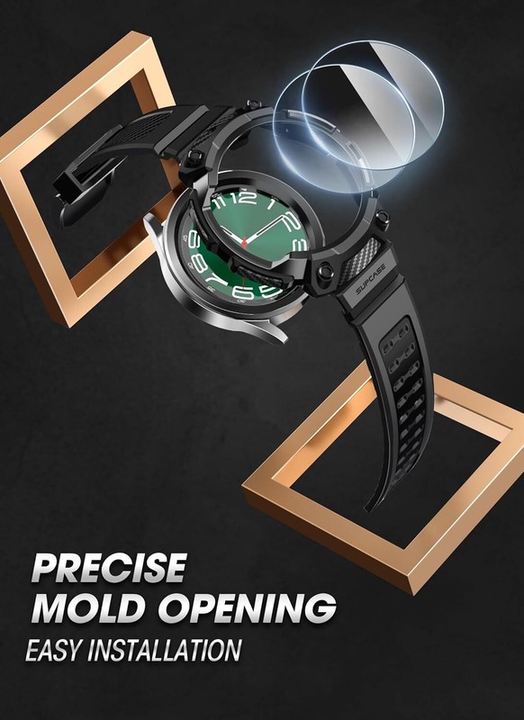 For Samsung Galaxy Watch 6 Classic 47mm Case, SUPCASE Bands Strap +Screen Cover gallery