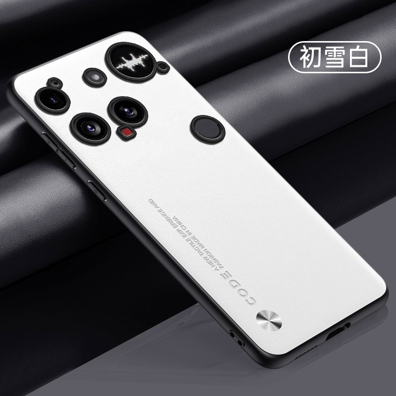For Nothing Phone (3) Shockproof Phone Case Business PU Vegan Leather Soft Cover gallery