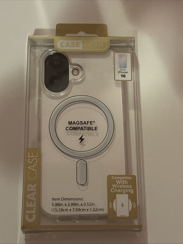 Apple Clear Case Phone cover MagSafe Compatible for Apple’s Iphone16