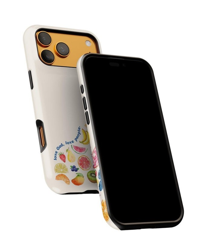 Christian Bible Verse iPhone Case, Love God Fruit Shockproof MagSafe iPhone 11-1 gallery