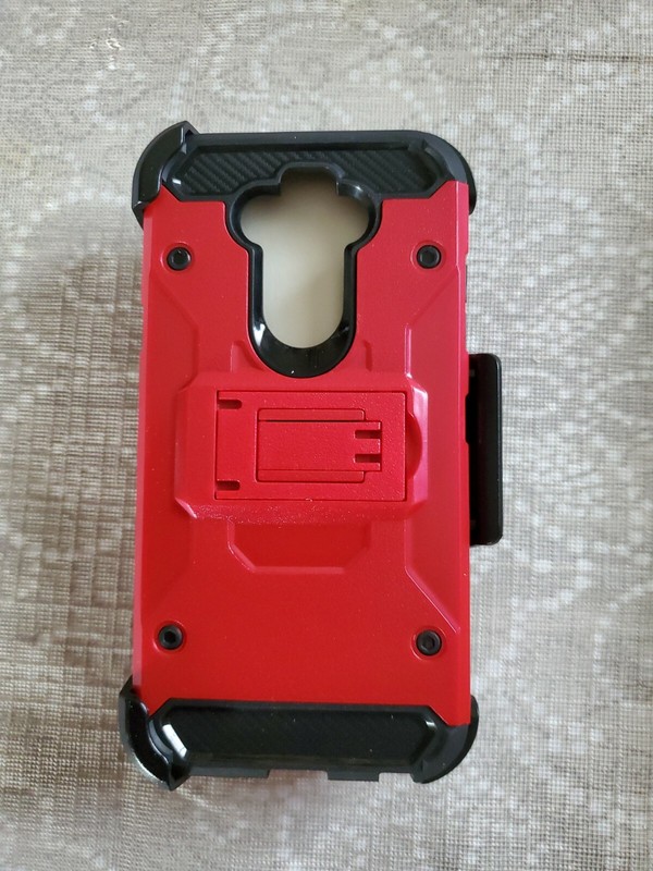 enCase Phone Case For LG Aristo 5 Plus/ K31, Red, New, Made In China