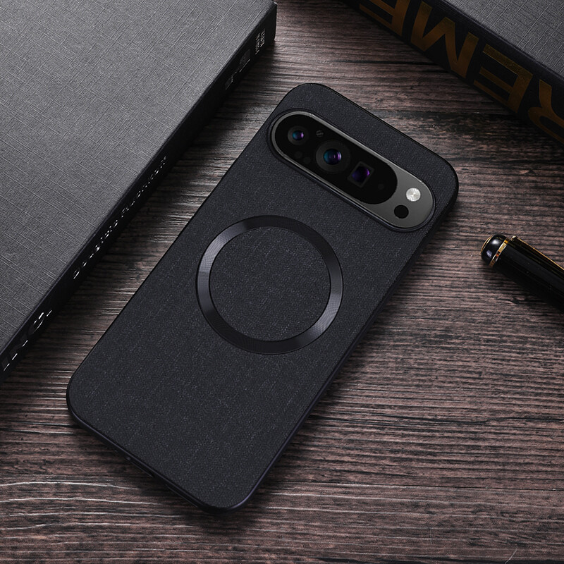 Cloth Leather Hybrid MagSafe Phone Case For Google Pixel 9 8 Pro 8 7a 7 6 6a