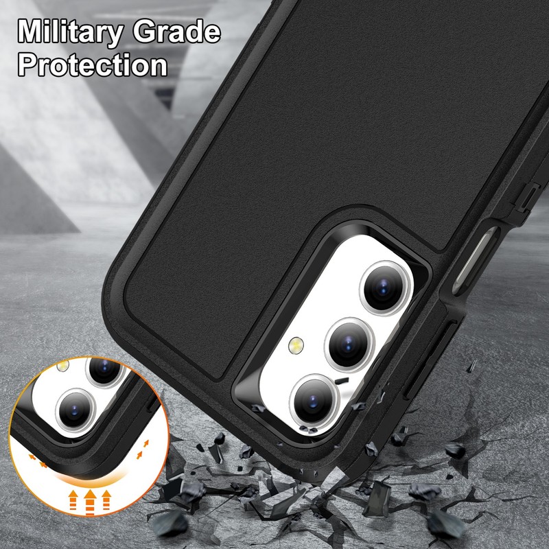 For Samsung Galaxy A15 A16 A26 A36 A54 5G Shockproof TPU+PC Stand Case Cover gallery