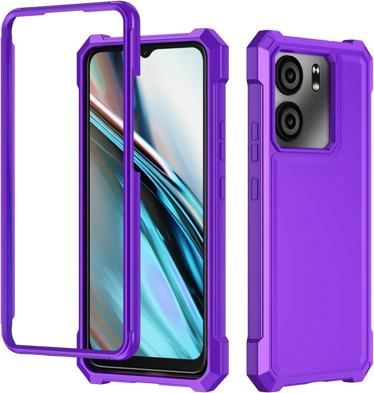 Compatible with Blu View 5 Case with Tempered Glass Screen Protector Silicone... gallery