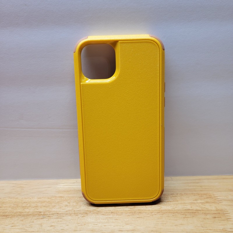 Diverbox For iphone 15 Plus Case 6.7 Yellow-DM Shockproof Dropproof Temper Glass gallery