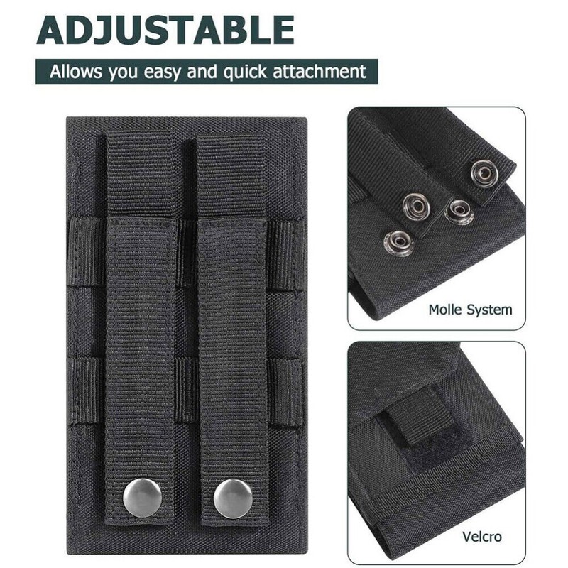 Universal Molle Tactical Cell Phone Waist Pouch Belt Pack Bag Cover Holster Case gallery