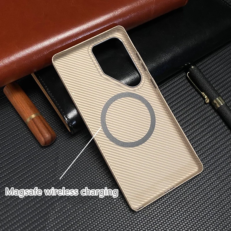 Carbon Fiber Texture Ultrathin Magsafe Case for Samsung Galaxy S25 Plus Ultra 5G gallery