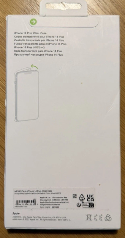 (NEW) Original Genuine Apple Clear Case with MagSafe for Apple iPhone 14 Plus gallery