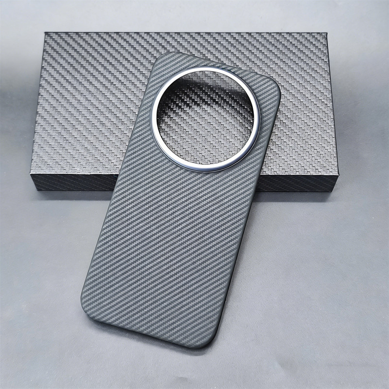for Xiaomi 17 Ultra Genuine Aramid Carbon Fiber Case Thin Hard Woven Armor Cover