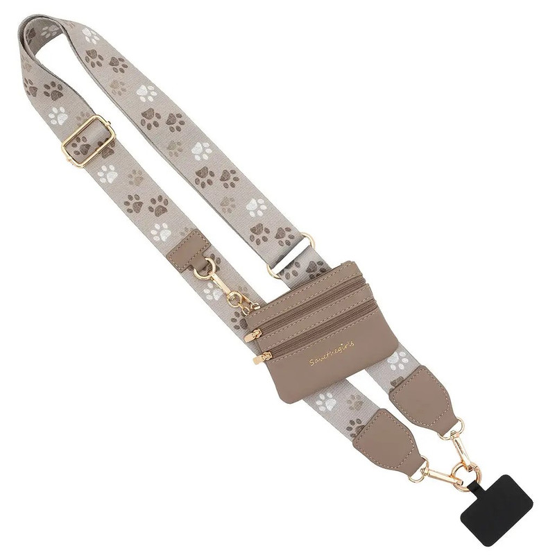 Save the Girls Clip & Go Crossbody Chain with Pouch - Fun Patterns gallery