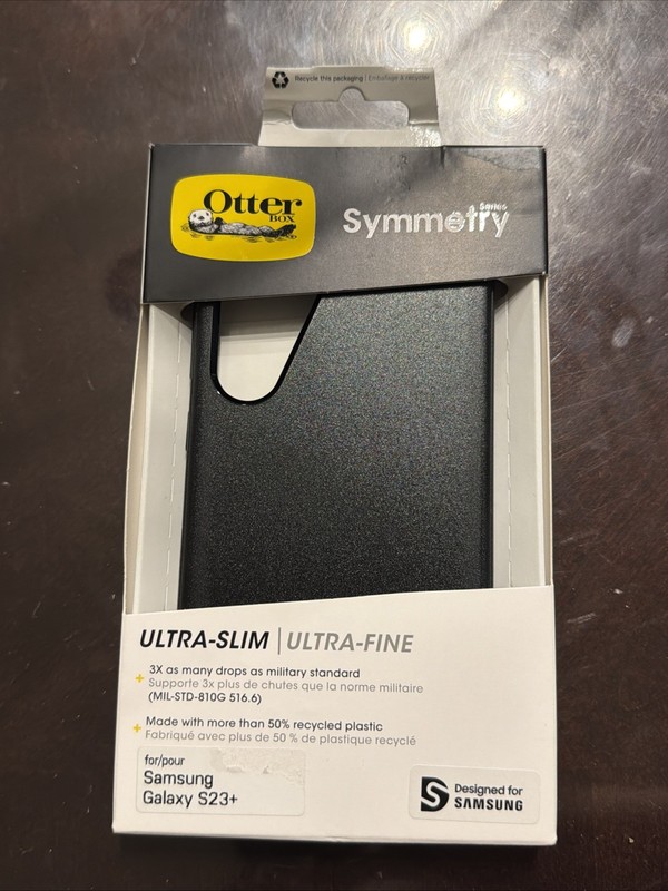 OtterBox – Symmetry Ultra-Slim Case – Samsung Galaxy S23+ – Black