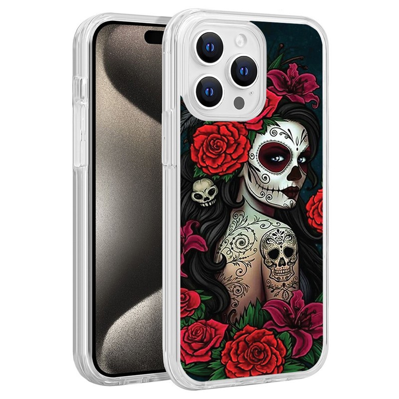For Apple iPhone 15 Pro Max – Texture Design Impact Cover Shock Proof Case