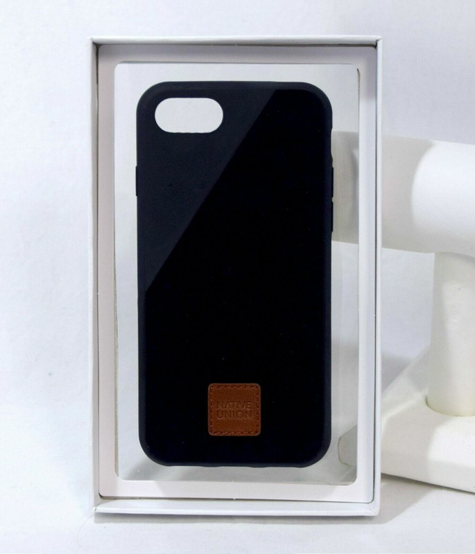 NEW Native Union CLIC 360 Case for iPhone 8 / 7 BLACK Millerain Canvas Cover