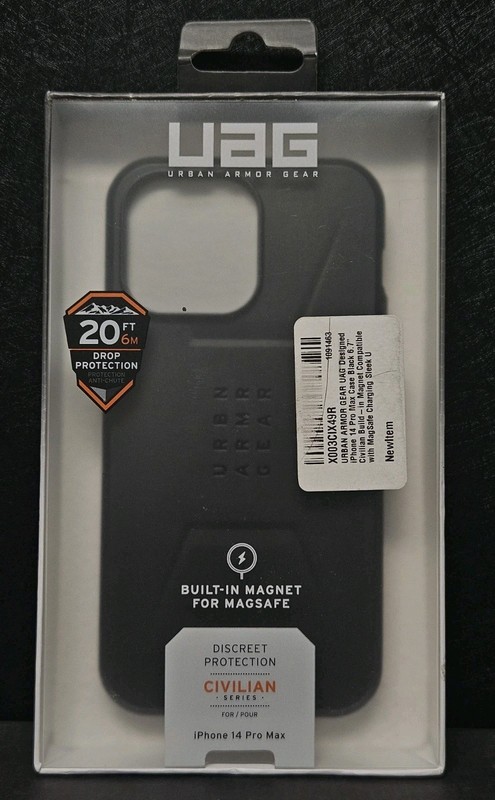 Urban Armor Gear UAG Civilian Magsafe Case for iPhone 14 Pro Max – Black