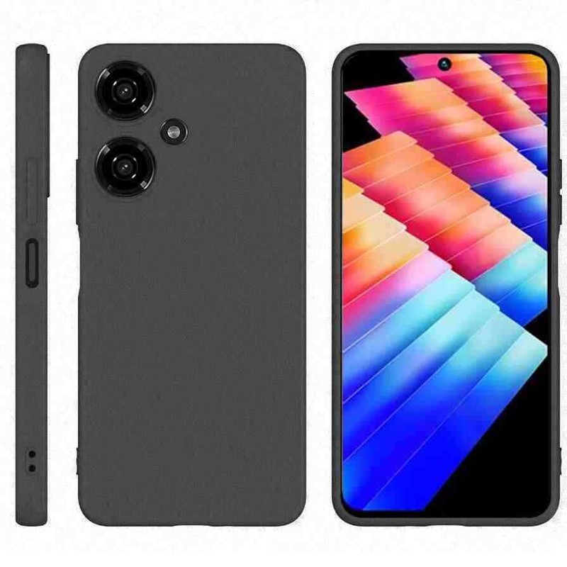 For Infinix Hot 30 Play NFC Sandstone Matte Frosted Soft Plastic Back Case Cover