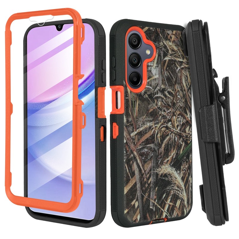 For Samsung Galaxy A16 Case Shockproof Belt Clip Cover Built in Screen Cover gallery